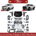 12-15 Fortuner change to 2021 Hilux Rocco kit